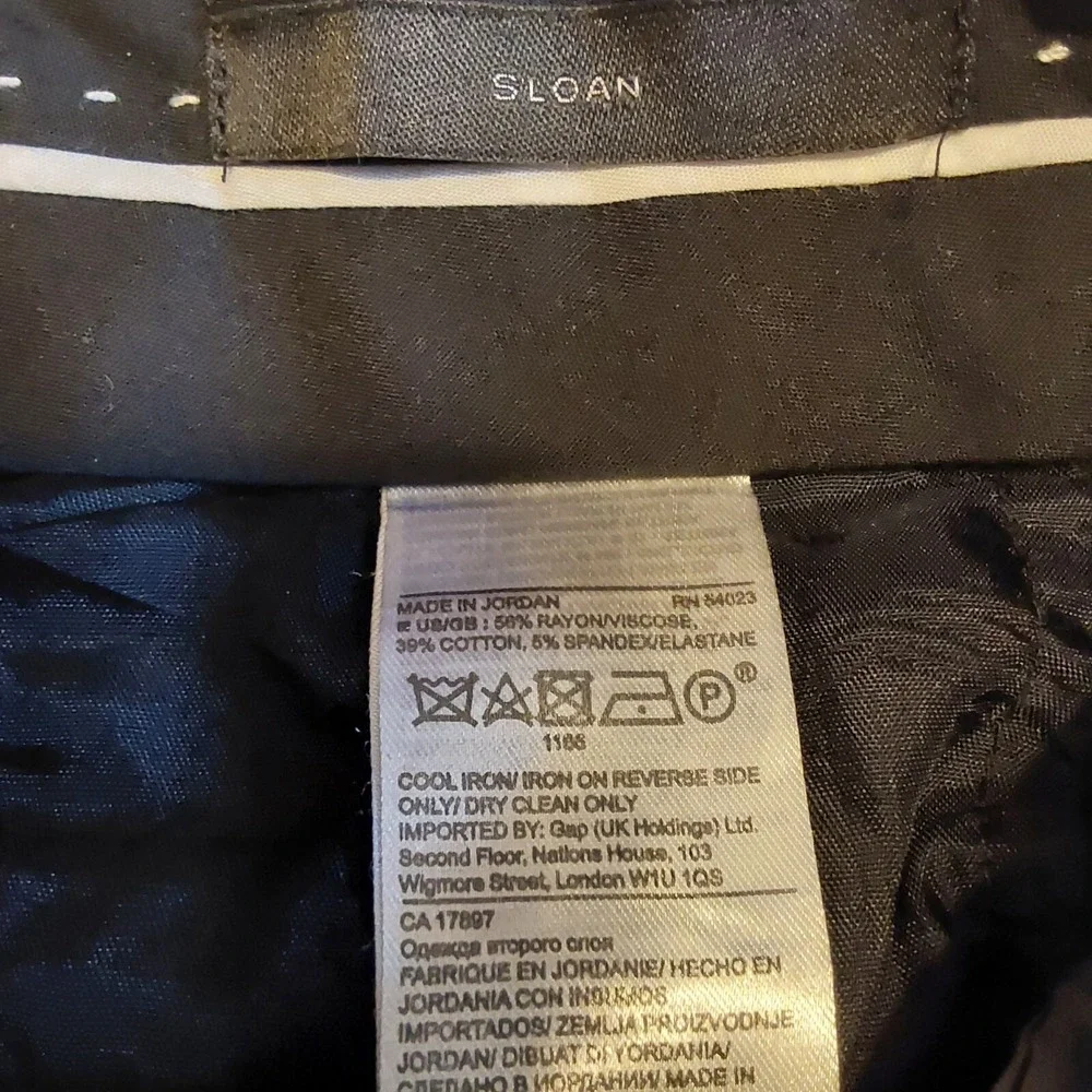 Banana Republic Pants Womens 4P Black Sloan Stretch‎ Slim Ankle Casual Office